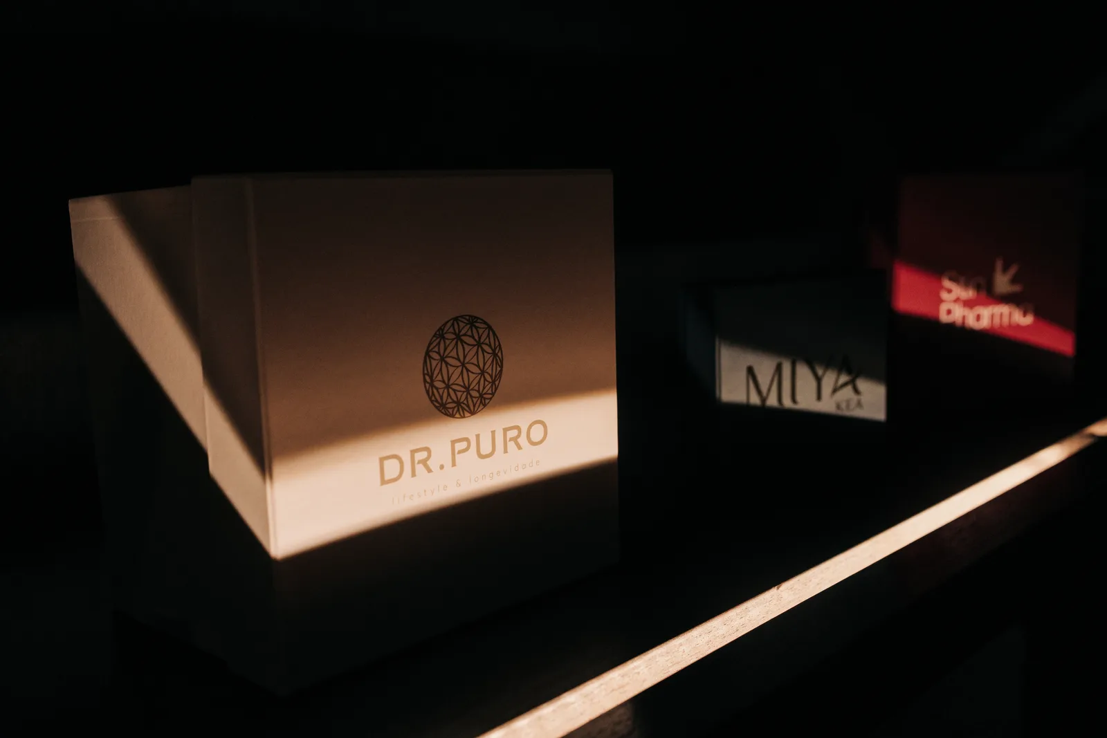 Área de relaxamento do espaço Doctor Puro em São Paulo